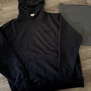 Essentials Men's Charcoal Hoodie